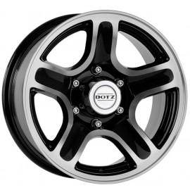 Jante alu 15 pouces DOTZ Hammada Noir 6x139,7