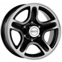 Jante alu 15 pouces DOTZ Hammada Noir 6x139,7