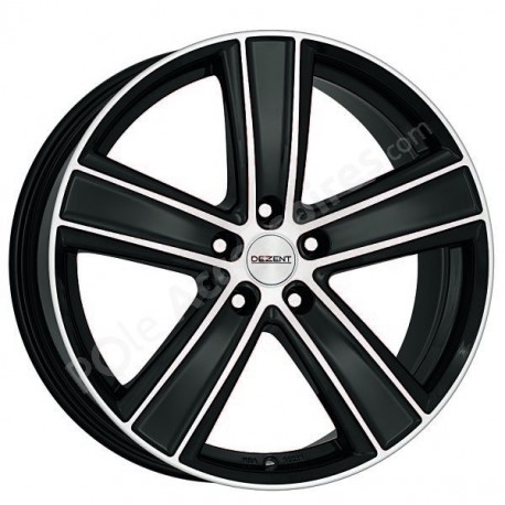 Jante alu 16 pouces DEZENT TH Noir 5x108