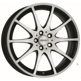 Jante alu 14 pouces DEZENT TI Noir 4x100