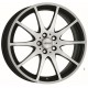 Jante alu 16 pouces DEZENT TI Noir DS3 DS5 C2 C3 C4 Berlingo Partner 207 208 308 4x108