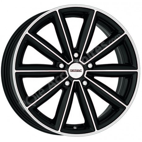 Jante alu 17 pouces DEZENT TM Noir 5x112