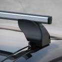 Barre de toit alu Totus 130 cm pour points de fixation intégrés - 605 (par 2)