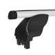 Barre de toit alu Totus 112 cm pour points de fixation intégrés - 137 (par 2)