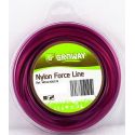 Fil pour debroussailleuse carré 4 mm FORCE blister 6 mètres