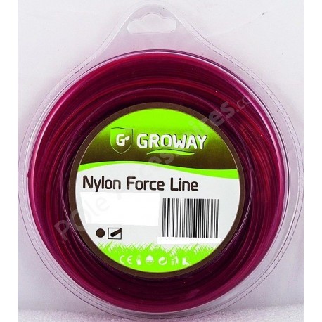 Fil débroussailleuse rond 1,6 mm FORCE blister 15 mètres