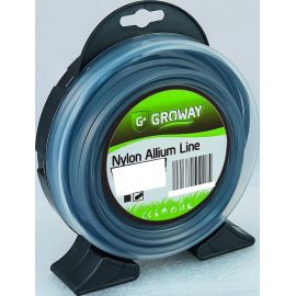 Fil débroussailleuse carré aluminium 4 mm ALLIUM blister 29 mètres