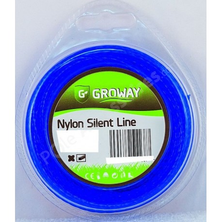 Fil pour débroussailleuse étoilé 3,5 mm SILENT blister 41 mètres