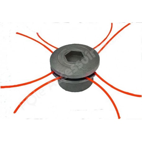 Tete debroussailleuse universelle  aluminium 8 fils