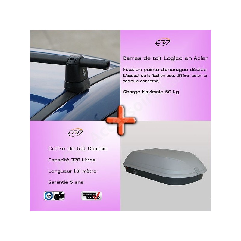 Barre de toit en alliage d'aluminium pour voiture, serrure de ceinture  spéciale, tir à LED, porte-bagages à 5 portes, point fixe, Ford Focus,  2008-2011, 2 pièces - AliExpress