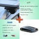 Pack Barres de toit Totus 112 cm pour barres longitudinales d'origine et Coffre toit  - 2160