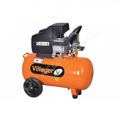 Compresseur d'air 8 bars 2000 watts avec cuve 50 litres