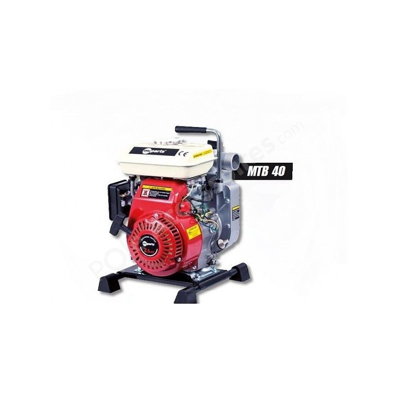 Pompe à eau thermique moteur 4 temps 152 cm3 puissance 2,5 CV débit 27000  litres / heure 