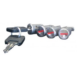 Serrures pour barres de toit acier TOTUS