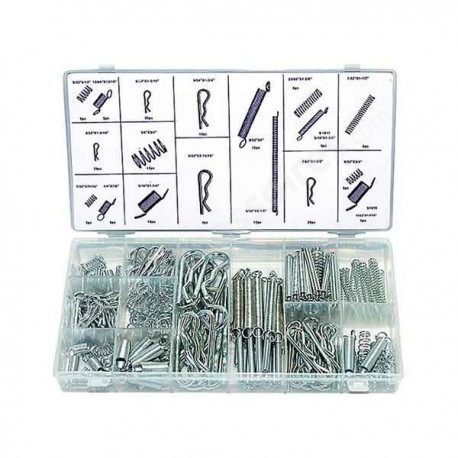 Boite coffret de 175 ressorts de compression extension et goupilles Grower