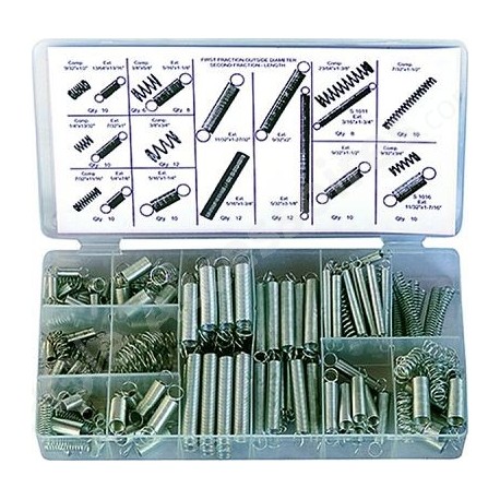 Coffret de 200 ressorts de différentes tailles