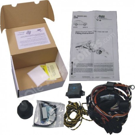 Faisceau branchement électrique d'attelage 07 broches pour multiplexage AUDI Q7 [03/2006 -- 05/2015]