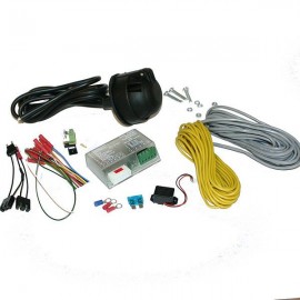 Attelage Fixe Rigide Complet Pour Peugeot 407 SW Break 2004-2008 + Faisceau électrique 7 Broches - Traction 1900kg