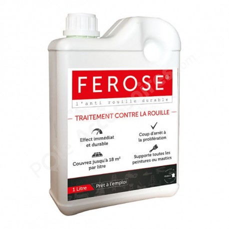 Convertisseur de rouille - Traitement contre la rouille - 1 litre