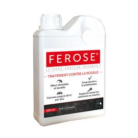 Ferose - Convertisseur de rouille - Traitement contre la rouille - 500 ml