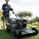 Tondeuse a gazon Ego Power batterie 56V ejection laterale LM2014 ESP