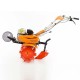Motobineuse 7 Cv 6 fraises vitesses 2AV - 1 AR charrue - butteur - roues agraires 400x8 Ruris 7099
