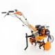 Motobineuse 7 Cv 6 fraises vitesses 2AV - 1 AR charrue - butteur - roues agraires 400x8 Ruris 7099