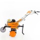Motobineuse 7 Cv 6 fraises vitesses 2AV - 1 AR charrue - butteur - roues agraires 400x8 Ruris 7099
