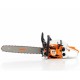 Tronçonneuse thermique 61,5 cm3 guide chaine 45 cm Ruris 511