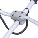 Debroussailleuse thermique 43 cm3 LEA avec harnais double et couteau 3 dents LE25428BP