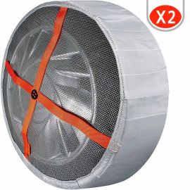 Chaussette chaine neige textile pneu 255/45R19 haute résistance