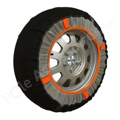 CHAINE TEXTILE TYREFFECT T53 NOIRE-ORANGE