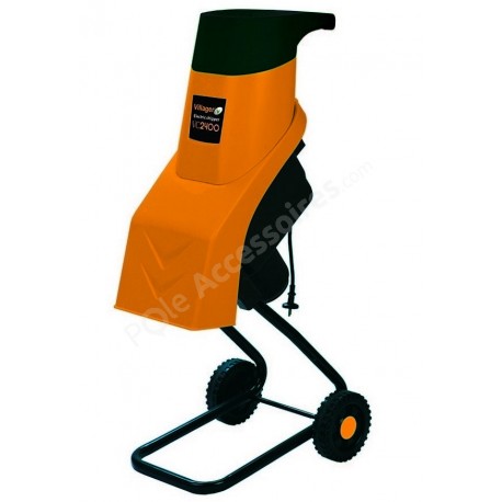 Broyeur de branches et végétaux 2400W pour branchage jusqu'à 4cm de diamètre