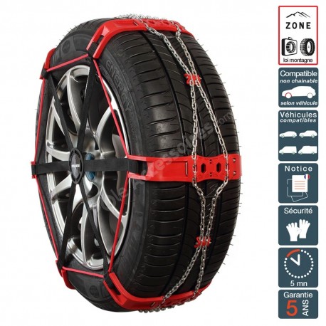 Chaine neige vehicule non chainable POLAIRE GRIP 205/55R16 205