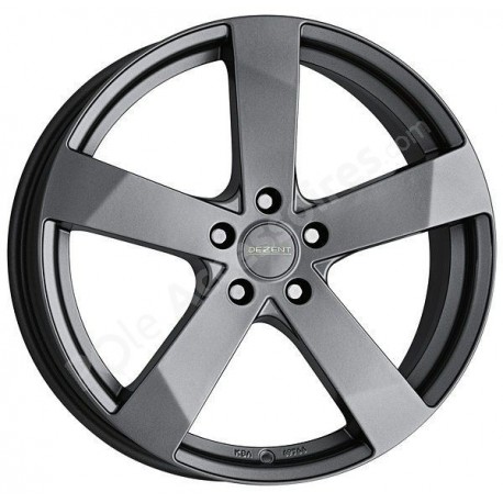 Jante alu 14 pouces DEZENT TD Graphite Golf 4 Polo Fabia Leon 5x100