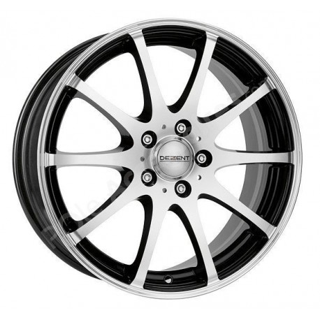 Jante alu 15 pouces DEZENT V Noir 4x114,3 Epica Lacetti Accord Cerato Colt Tiida Forfour V40
