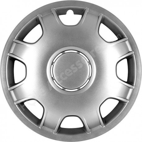 Enjoliveur 15 pouces argent SPEED VAN Utilitaire - pack 4 enjoliveurs