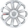 Enjoliveur 14 pouces argent EVO RACE - pack 4 enjoliveurs