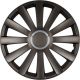Enjoliveur 16 pouces anthracite SPYDER - pack 4 enjoliveurs