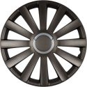 Enjoliveur 17 pouces anthracite SPYDER - pack 4 enjoliveurs