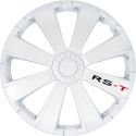 Enjoliveur 15 pouces blanc RST - pack de 4 enjoliveurs